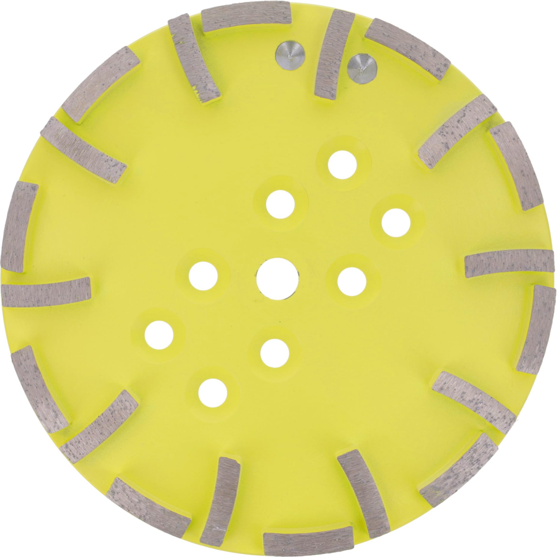 PRODIAMANT Premium Disco abrasivo diamantado 250 mm para lijadora de suelo y monodisco, altura de segmento 10 mm, unión universal, para hormigón