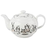 V&A Alice in Wonderland Mini Teapot in Gift Box, 450ml, White