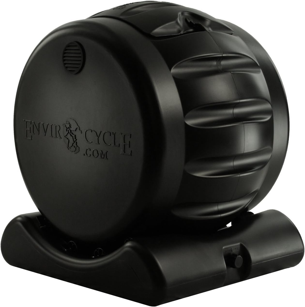 The Most Beautiful Composter in The World in Black, Made in America, Food Safe, BPA and Rust Free, No Assembly Required, Envirocycle Composting Tumbler Bin and Compost Tea Maker …