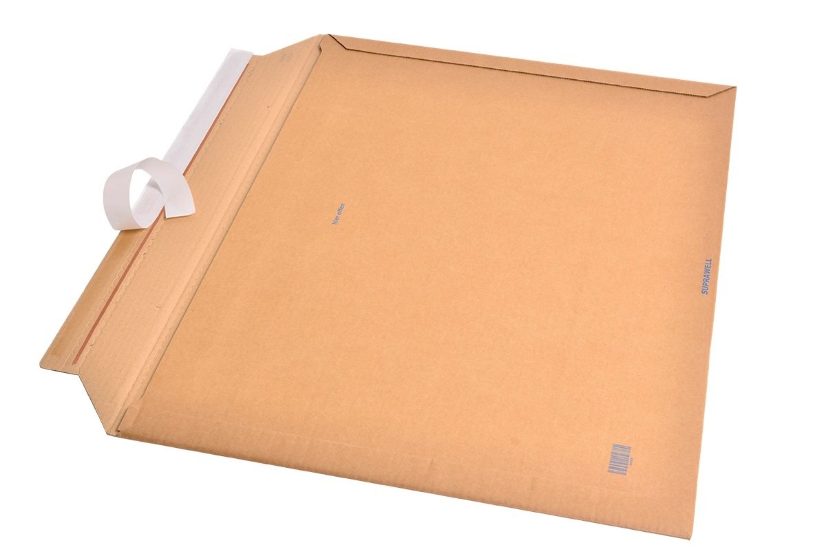 50 St Suprawell SW995 DIN B2 Versandtaschen 740x530 mm aus feiner Wellpappe