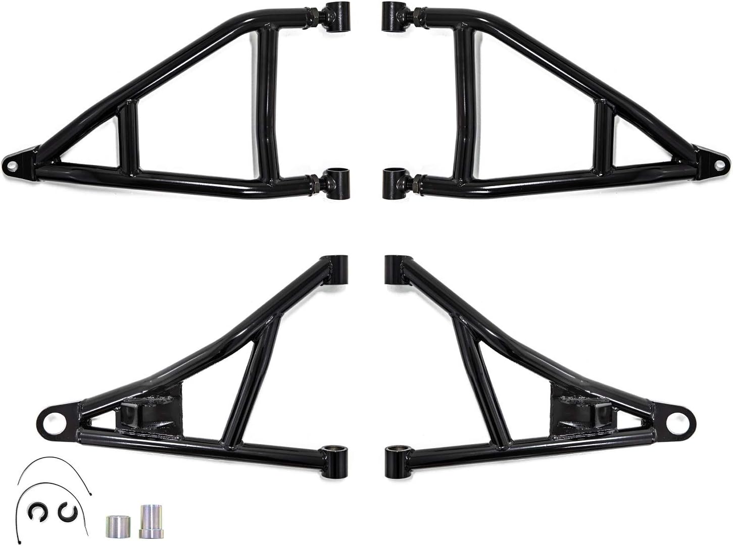 SuperATV 1.5" Forward Offset A Arms Compatible with Honda Talon 1000X 2019+ / Talon 1000X-4 2020+| Fit up to 34" Tires | 1.5" Tubing 25% Larger Than Stock | Heavy Duty Preinstalled Ball Joints