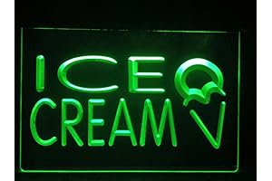Ice Cream Neon Sign Ice Cream Shop Wall Decor