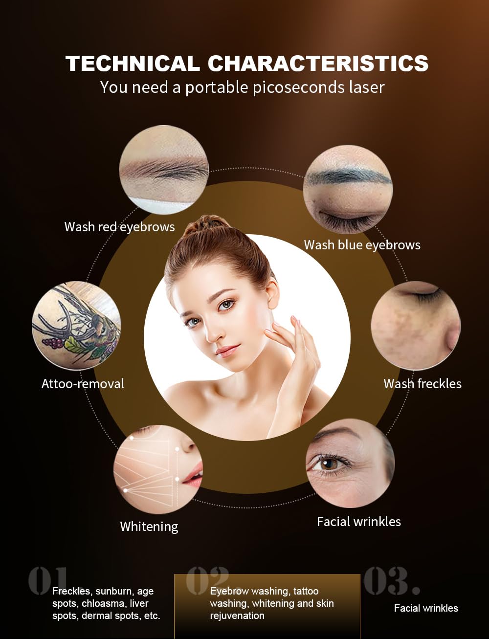 Dispositivo Laser 2 in 1 per Depilazione Viso Corpo | Pensato per la riduzione dei peli su viso e corpo, con sistema di raffreddamento per maggiore comfort.