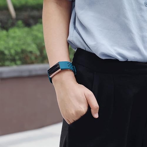 Vista 51 de Wepro - Correas de repuesto para bandas, impermeable, con orificios, transpirable, pequeña y grande, para mujeres y hombres, Negro