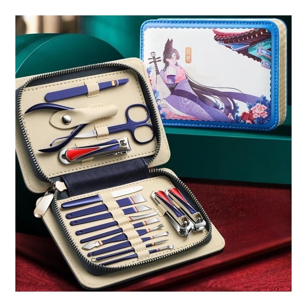 Zestaw obcinaczy do paznokci, elegancki zestaw obcinaczy do paznokci, do użytku domowego, szufelka do uszu, antyczne narzędzie do manicure do stóp, obcinacz do paznokci i obcinacz do paznokci u stóp