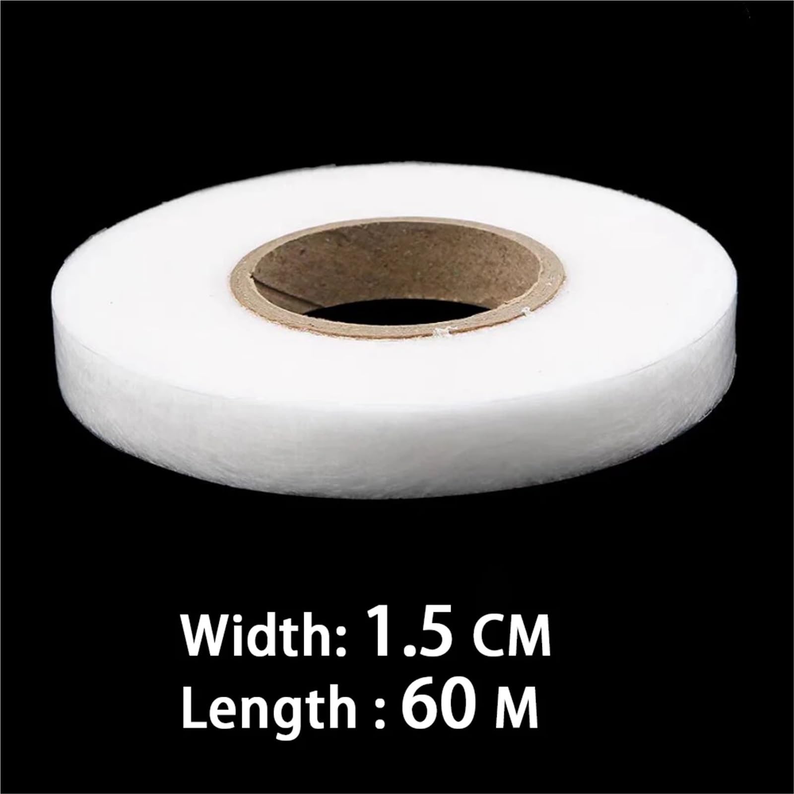 Lot de 10 rouleaux de ruban adhésif double face en tissu non tissé pour ourlet thermocollant 0,5 à 3 cm