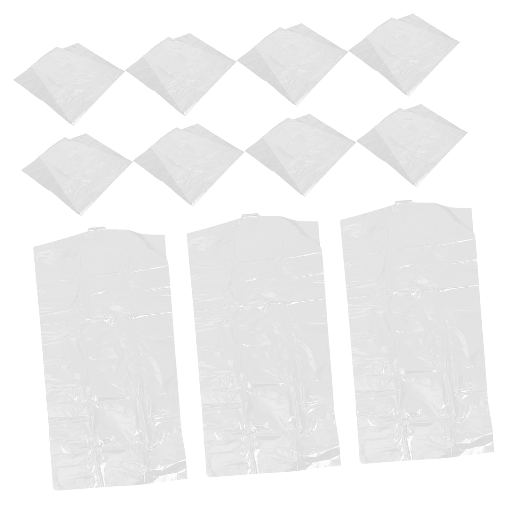Gatuida 30piezas Funda Antipolvo Transparente para Ropa Protectoras Reutilizables para Guardar Trajes y Abrigos el Armario para Ropa de Vestir y Uniformes