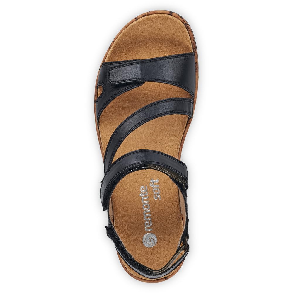 Remonte Damen Riemchensandalen R6850, Frauen Sandalen,lose Einlage