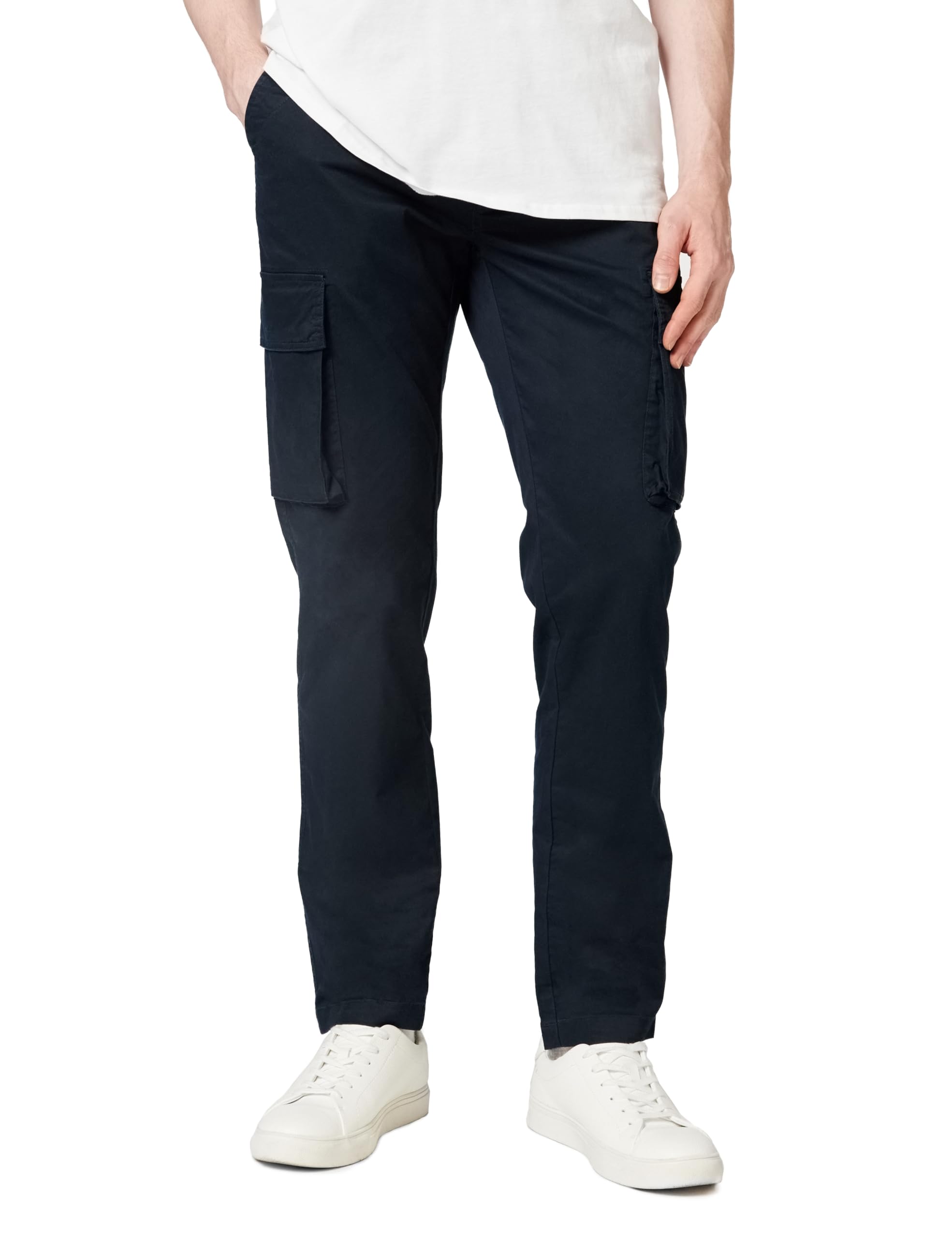 Scotch & Soda Men's Pageant Blue 401 Stuart Chino Casual Pants, 34W X 32L