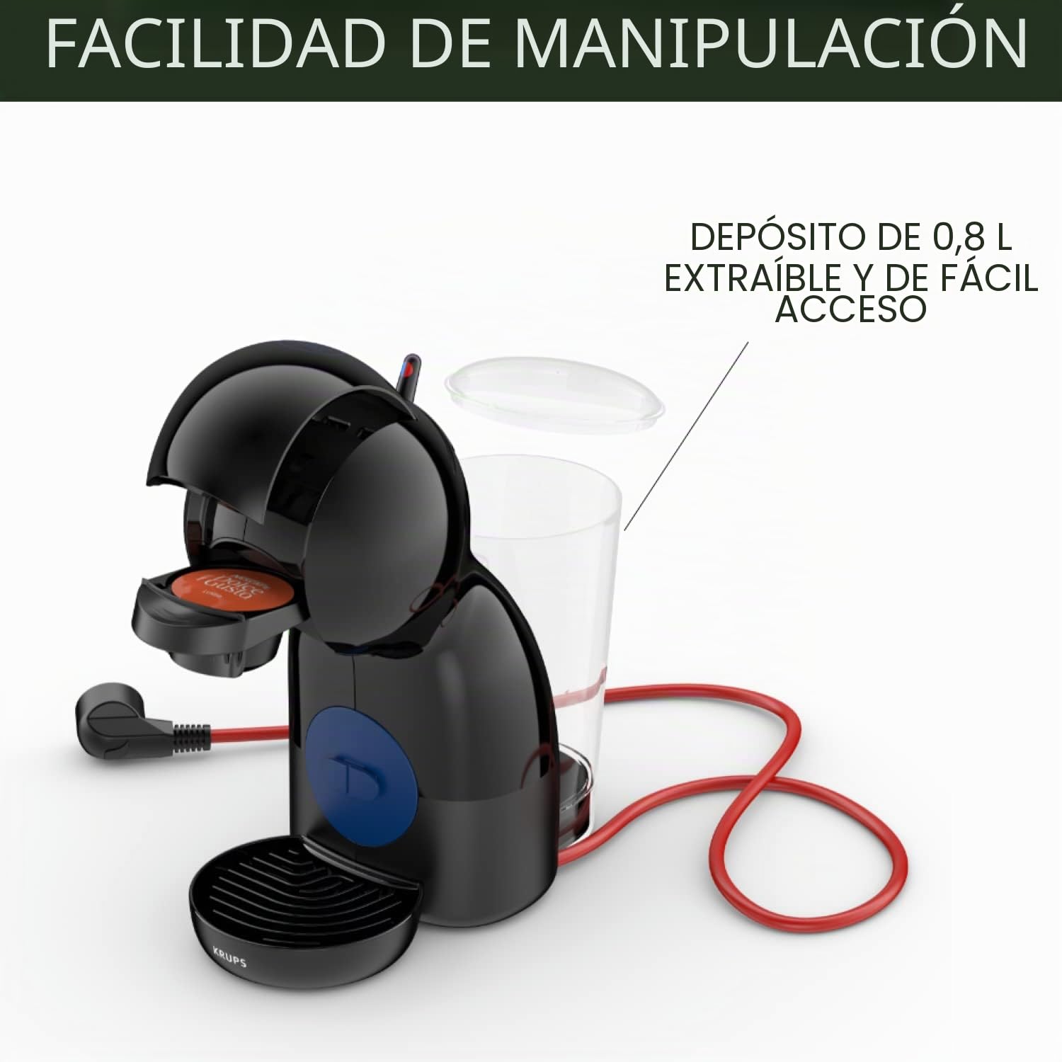 Krups Nescafé Dolce Gusto Piccolo Xs Noir
