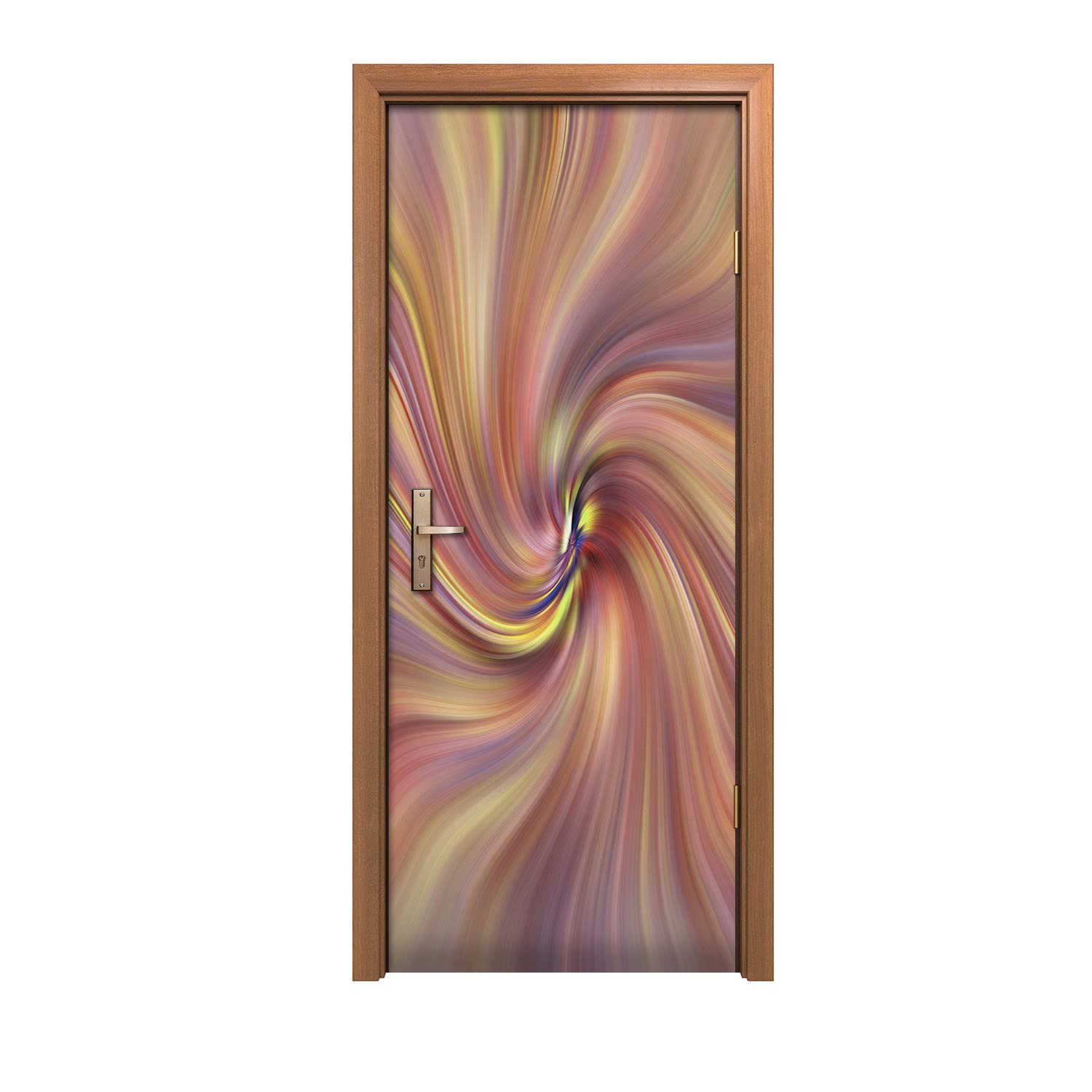 Autocollant de porte pour masquer défauts décoration murale rapide 90x200