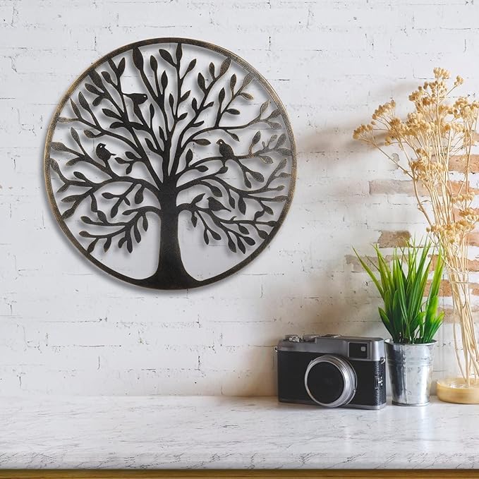BLIND SHOP Tree of life wall art, Metal wall art decor, Celtic decor, steel roots decor Perfect for Birthdays, Weddings, Anniversaries, Housewarming Gifts for Indoor Outdoor Metal Wall Decor ( 45X45X1.5 CM)-image-38