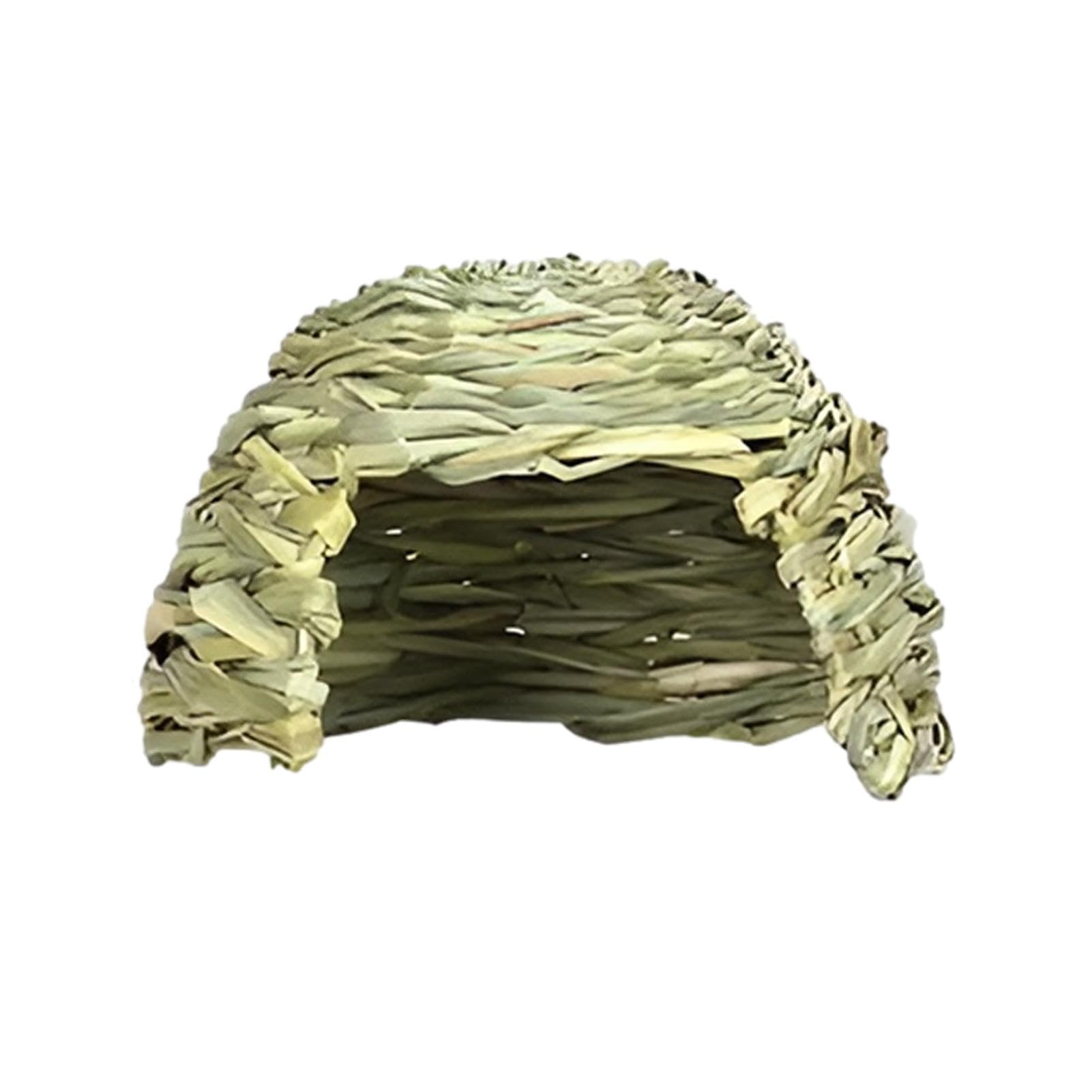 Grass House For Rabbits - Grass Enclosure Shelter | Chinchilla Hamster Hiding Nest | Guinea Hideouts | Small Animal Play Hideaway Habitat, Hay Bed Playhouse For Chinchillas, Hamsters