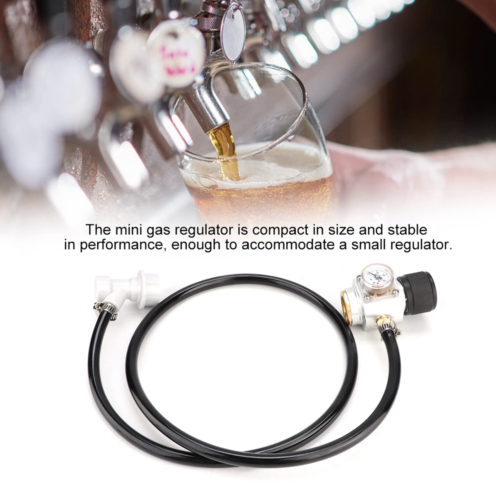 Linia regulatora gazu , trwałość Regulator CO2 Regulator gazu do 6ac 6g Gwint do butelki