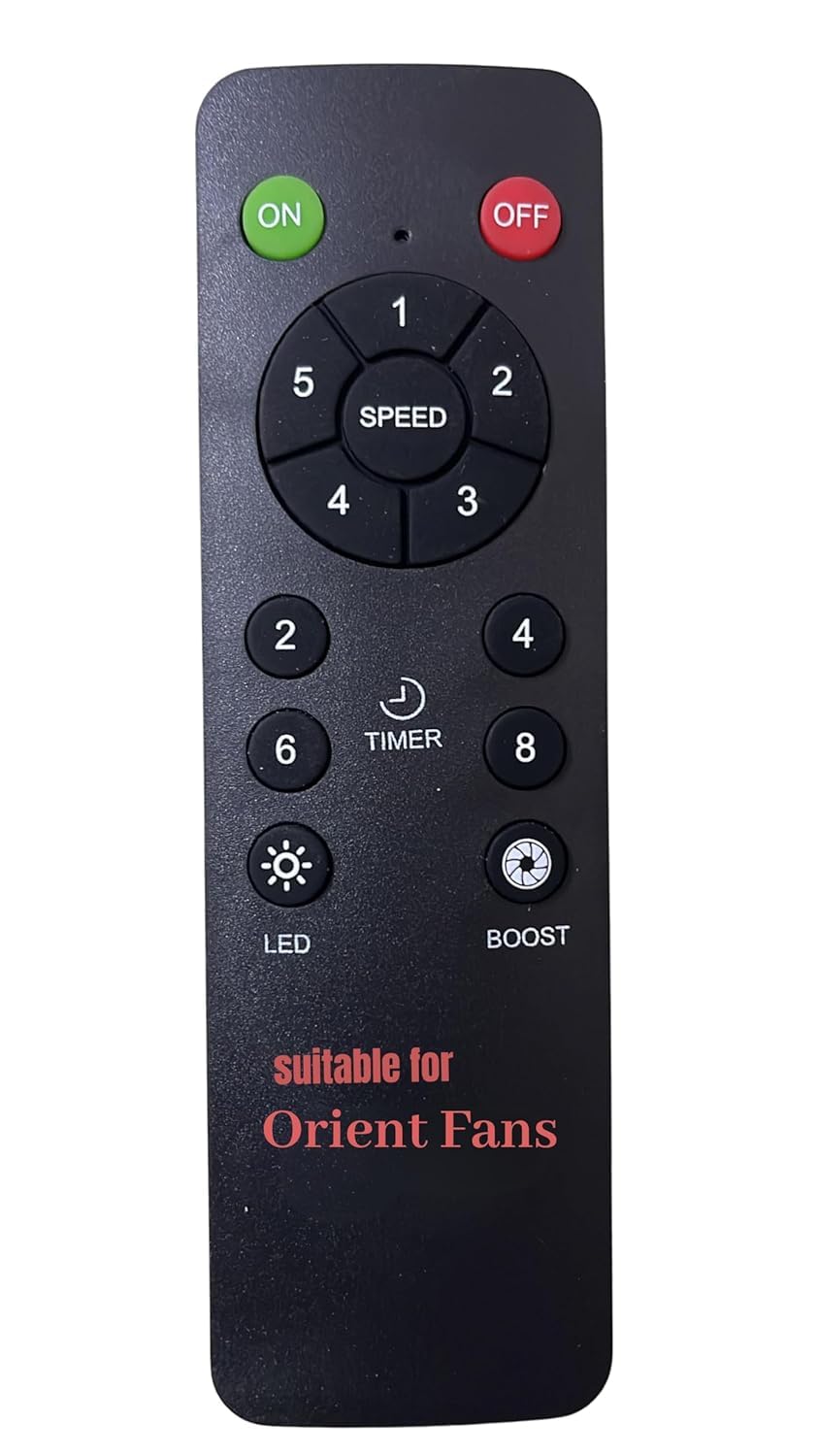 Remote Control Compatible for Orient Electric Falcon, I-Tome, Hector Deco Remote Control (Exactly Same Remote Will Only Work)