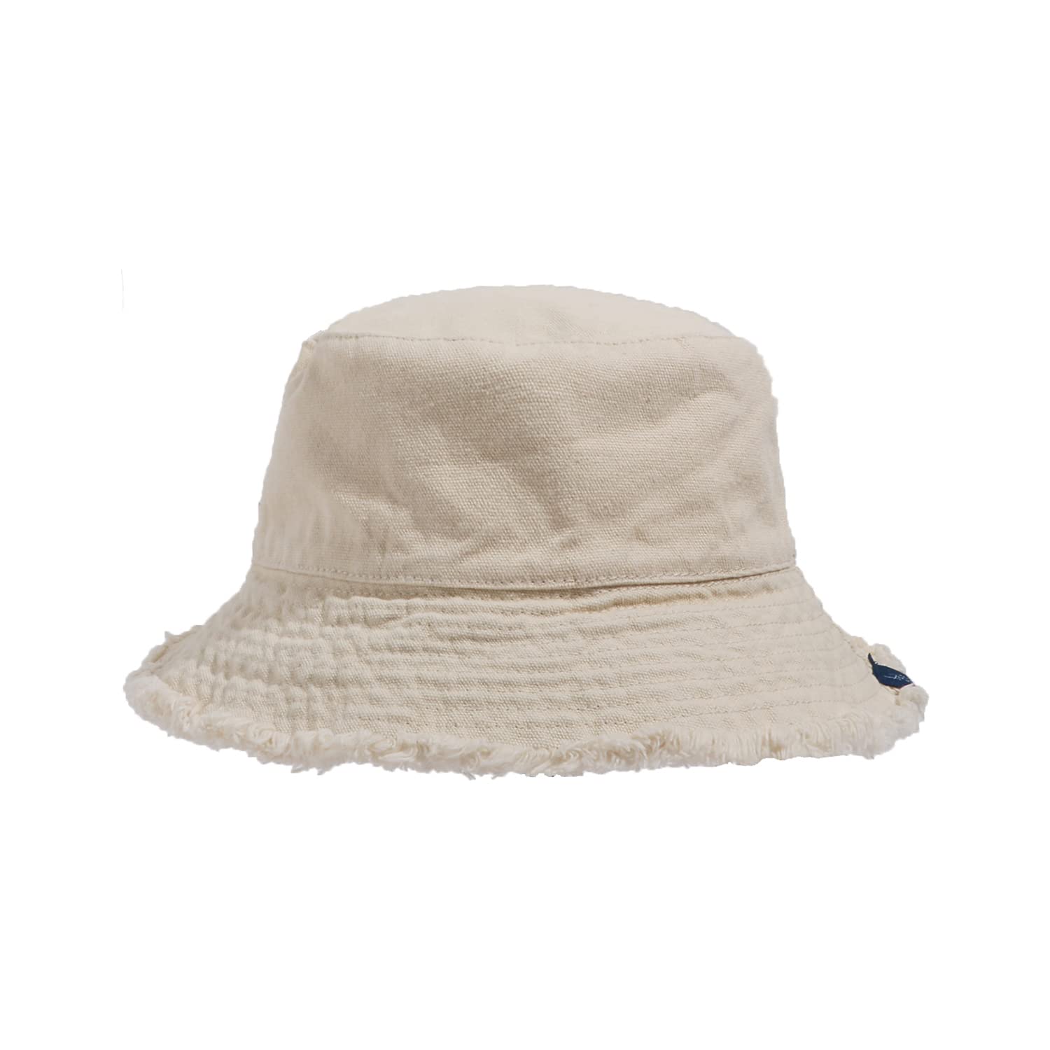 CLAPE Washed Baumwolle Sonnethut Bucket Hat Damen Fischerhut Herren Ausgefranste Krempe Faltbar Sonnenschutz Hut Sommerhut Schlapphut für Reise Beach Outdoor