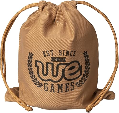 Miniatura 8 de WE Games Juego de tazas profesionales hechas a mano de cuero marrón oscuro, 5 dados y bolsa de transporte de tela