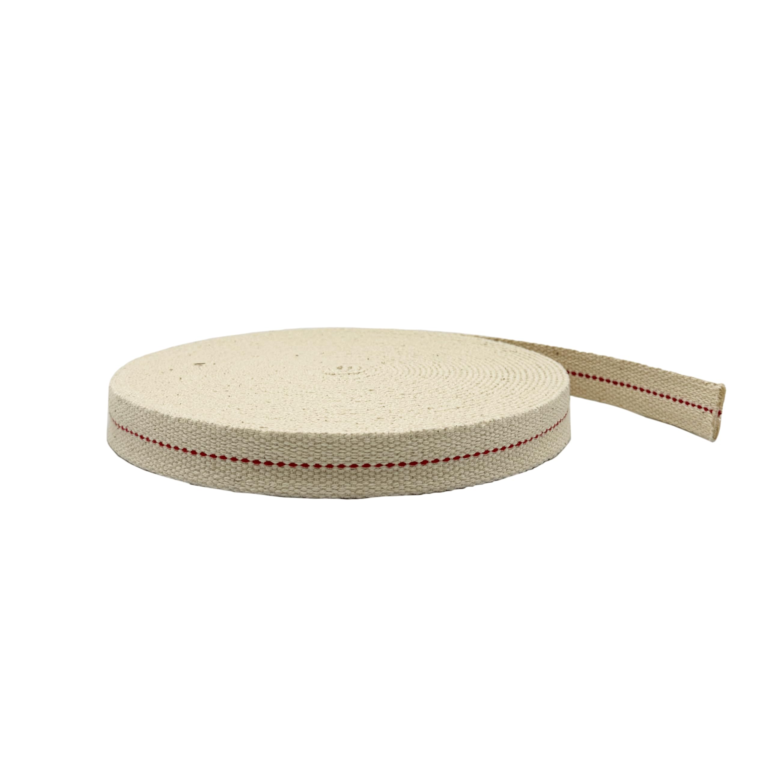 Mèche Plate 100% Coton Pour Lampe à Huile - 25mm X 1m