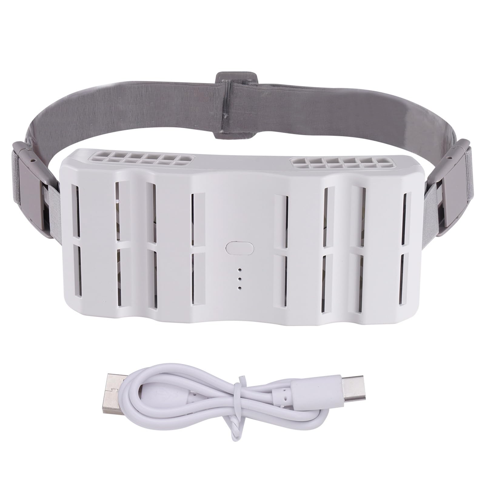 Uqezagpa Waist Attached Fan Quiet Technology Waist-Mounted Fan Perfect for Indoor and Outdoor Biking Hanging
