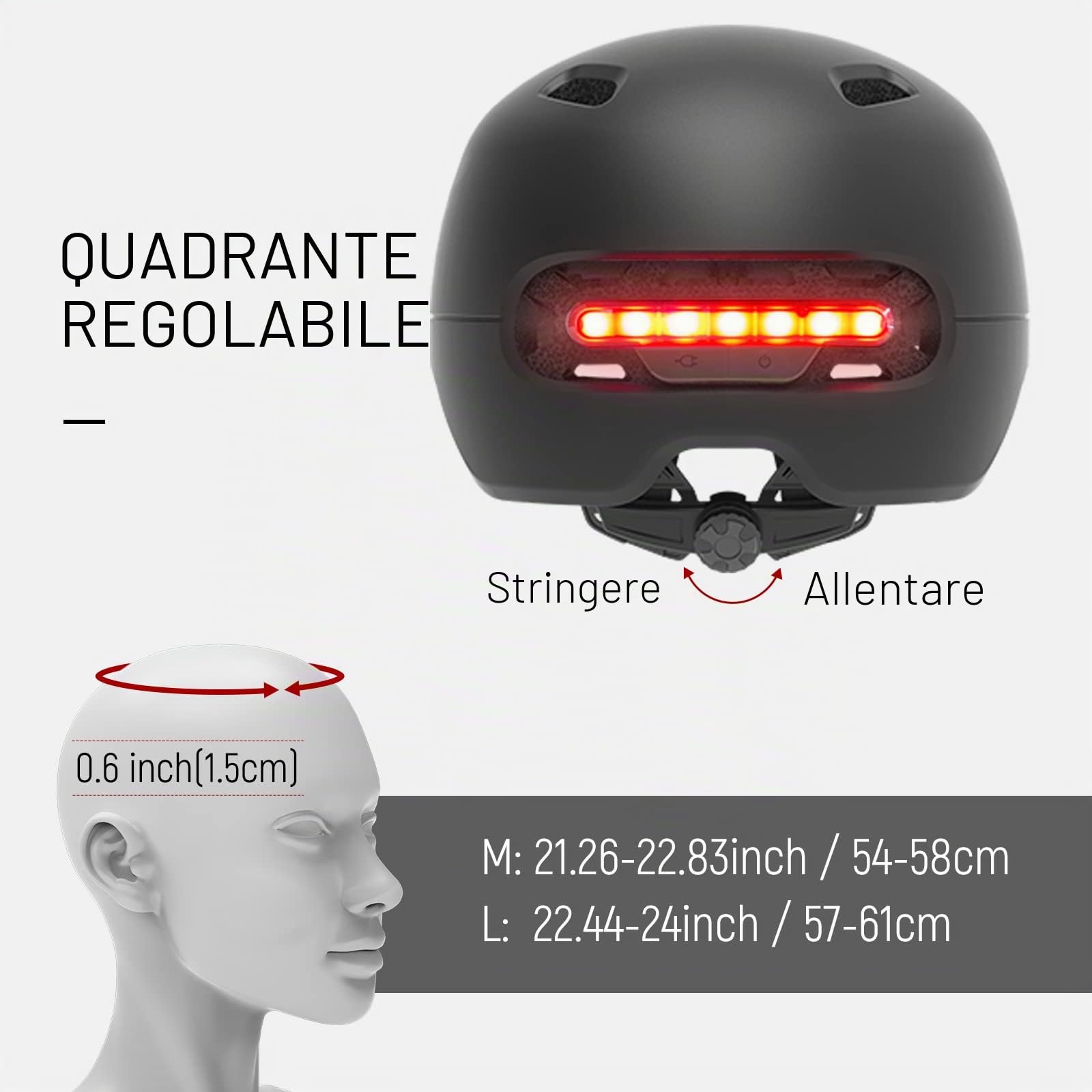 LIVALL Smart City Casco da bicicletta per adulti con sensore auto, luci posteriori a LED, indicatori di direzione, casco da bicicletta per pendolari della città, misura regolabile per uomini e donne