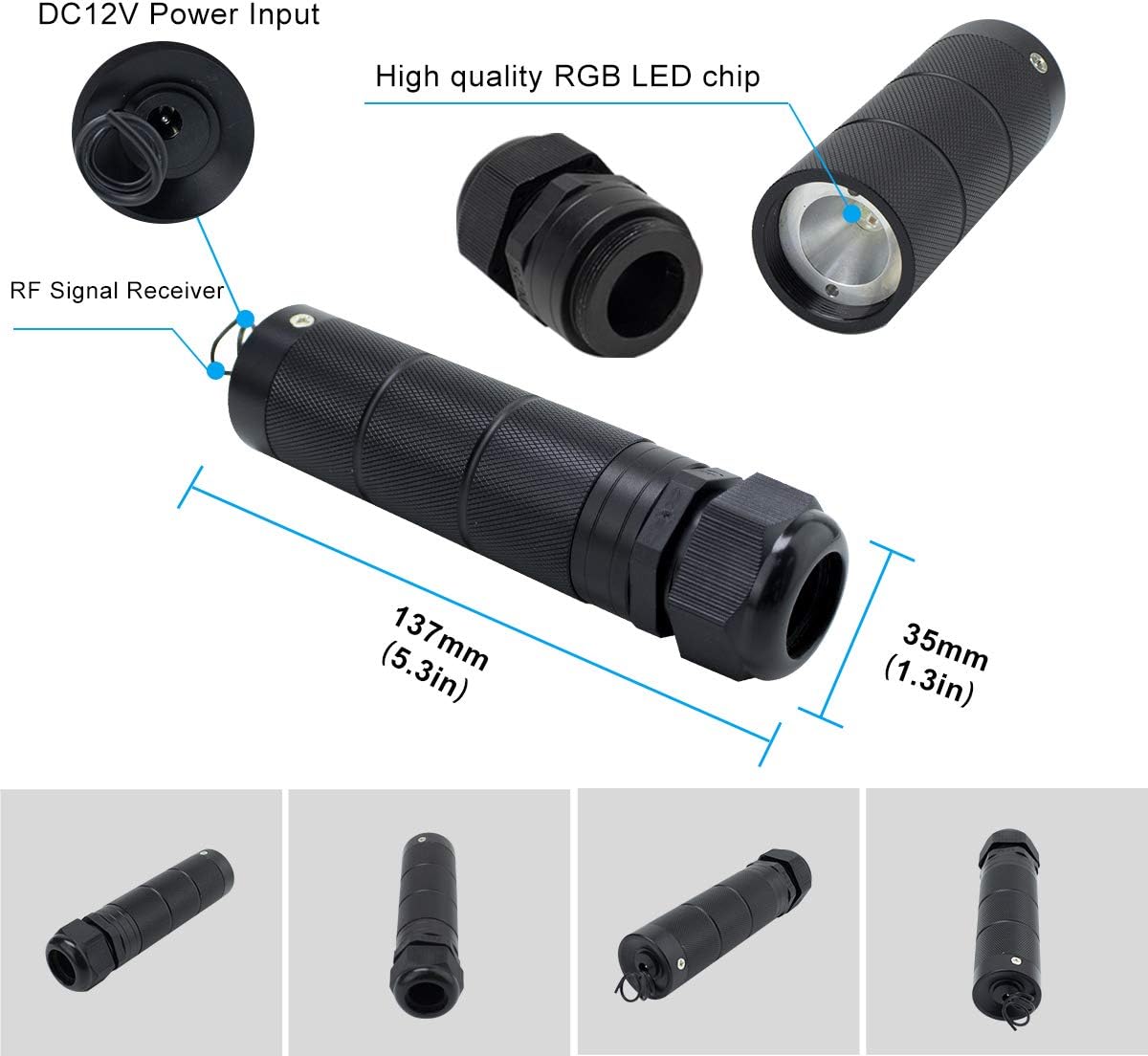 AMKI Starlight Headliner Fiber Optic Light Kit, Star Ceiling Kit for LED Lighting Decorations,6W RGBW Light Enginer with 28 Keys RF Remote Control (430pcs*(0.03in+0.04in+0.06in)*9.8ft)