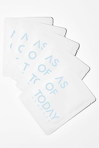 Miniatura 6 de AS OF TODAY R-Peptide Sheet Mask 5 unidades  Mascarilla hidratante antienvejecimiento con péptidos y extractos botánicos  Cuidado de arrugas,