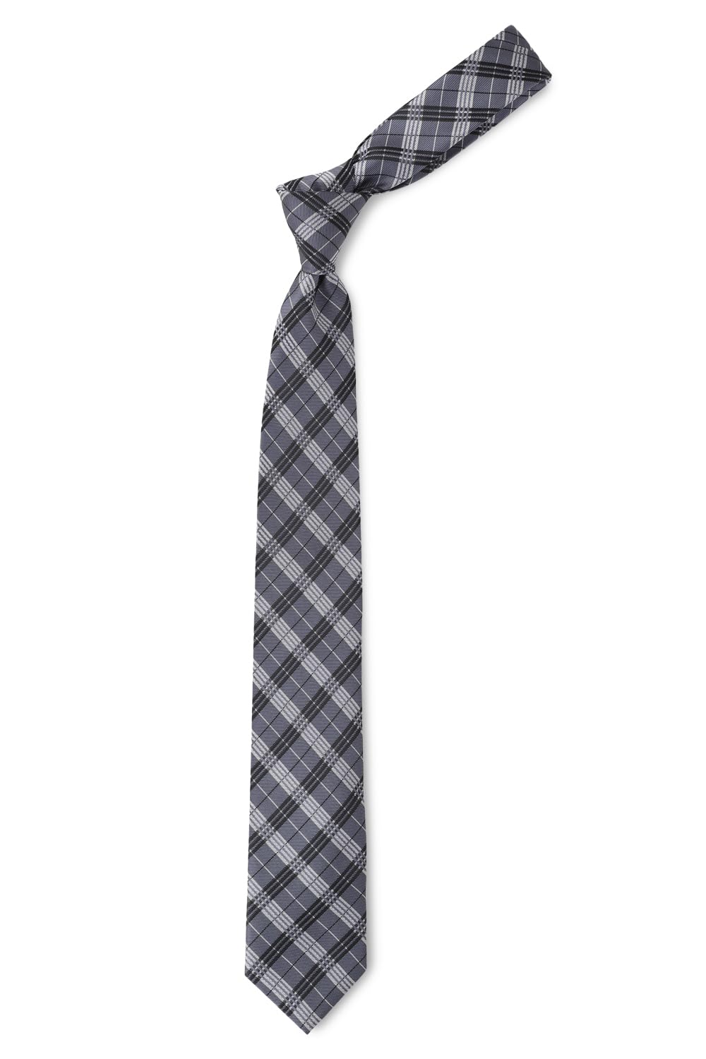 louis philippe Men Grey Embroidered Tie-picture-37