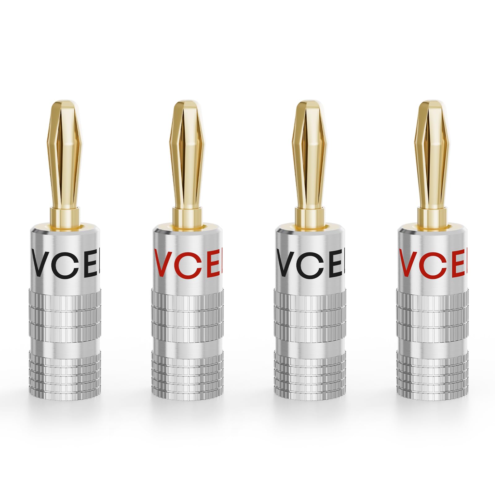 Amazon.com: VCELINK Banana Plugs for Speaker Wire 2 Pairs/4 Pcs