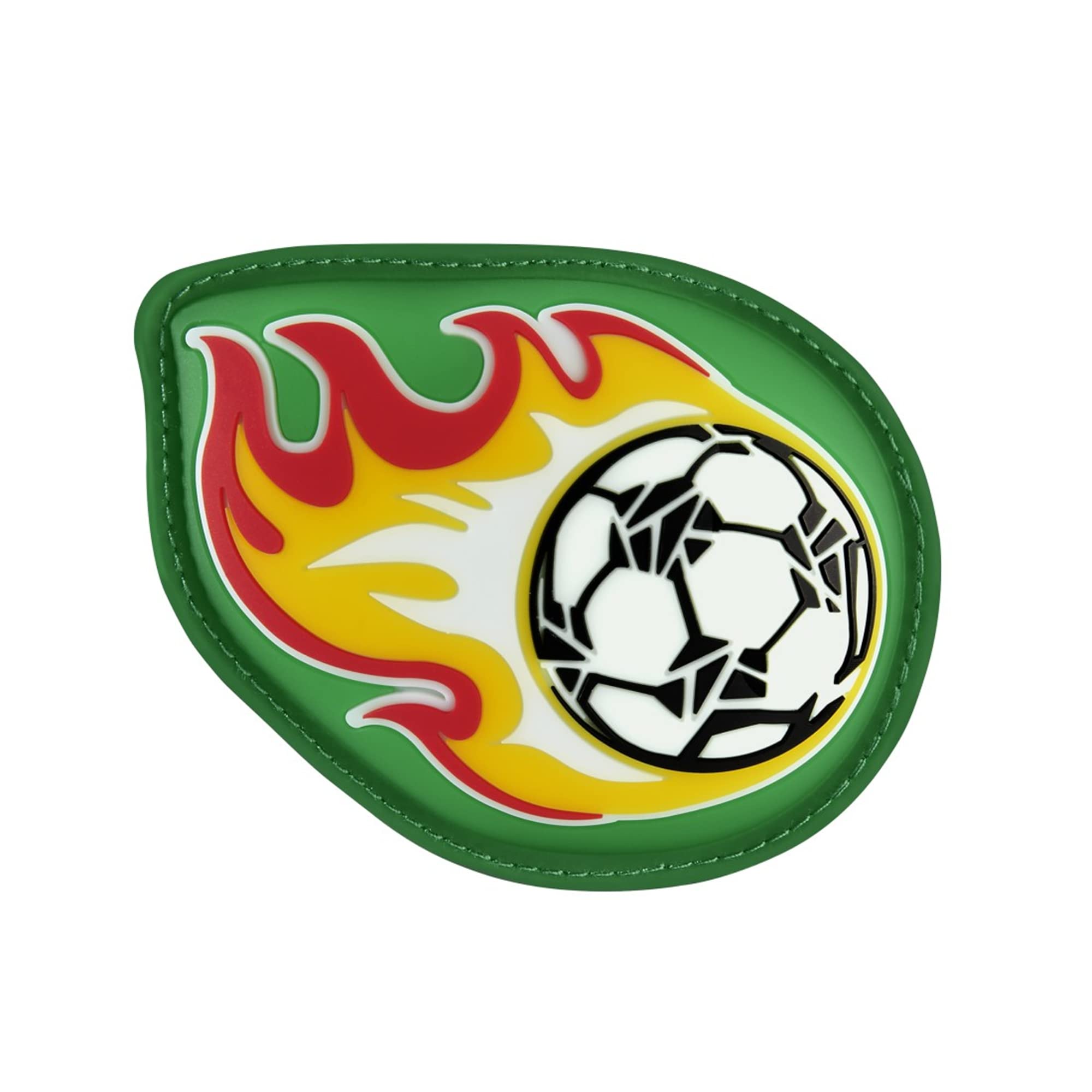 Step by Step Magic Mags Flash „Burning Soccer“, Fußball, mit Leuchteffekt, als Ergänzung für den Schulranzen oder Vorschulrucksack