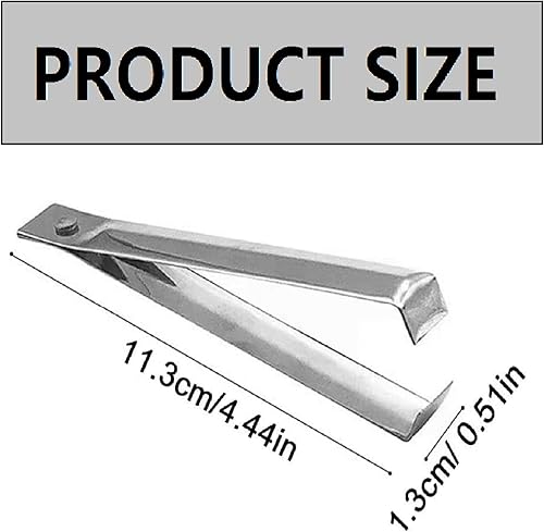 Miniatura 5 de Pinzas para pelar ajo, pinzas de acero inoxidable para la herramienta de cocina, 2 unidades de pelador de ajo, removedor de piel, pelador de ajo