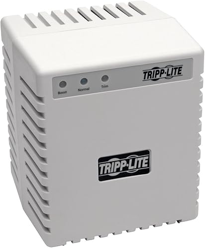 Tripp Lite Acondicionador de energía 600W 120V, regulación automática de voltaje (AVR), protección contra sobretensiones de CA, 6 salidas (LS606M),