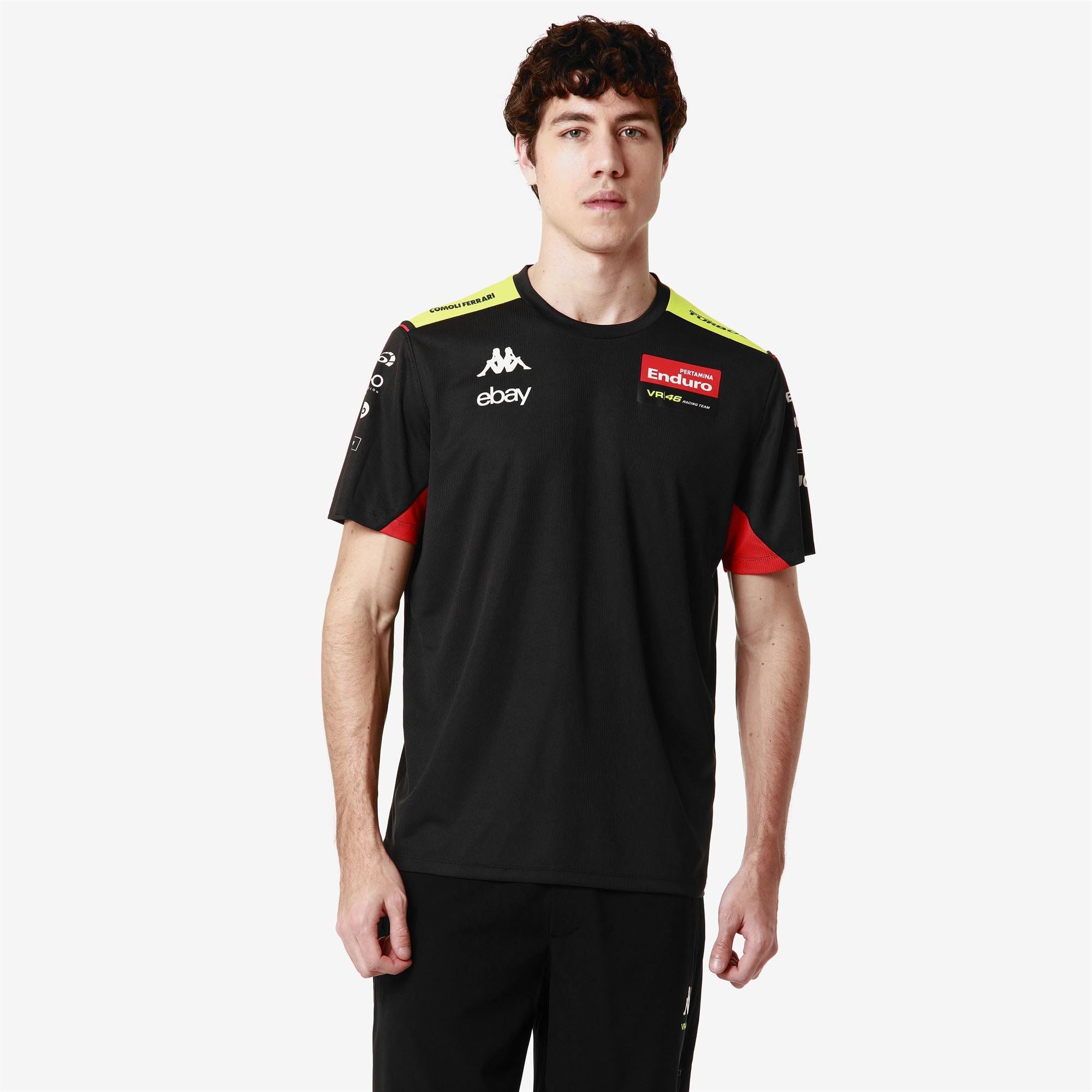 VR46 Team PERTAMINA,T-Shirt,Uomo,Black,M