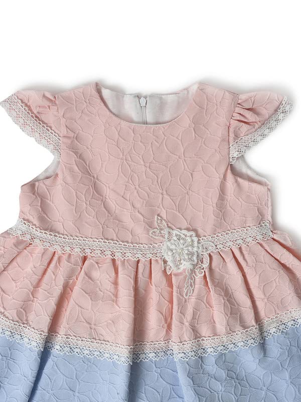 Image of Mi Arcus Corduroy Collar Dress for Baby Girl