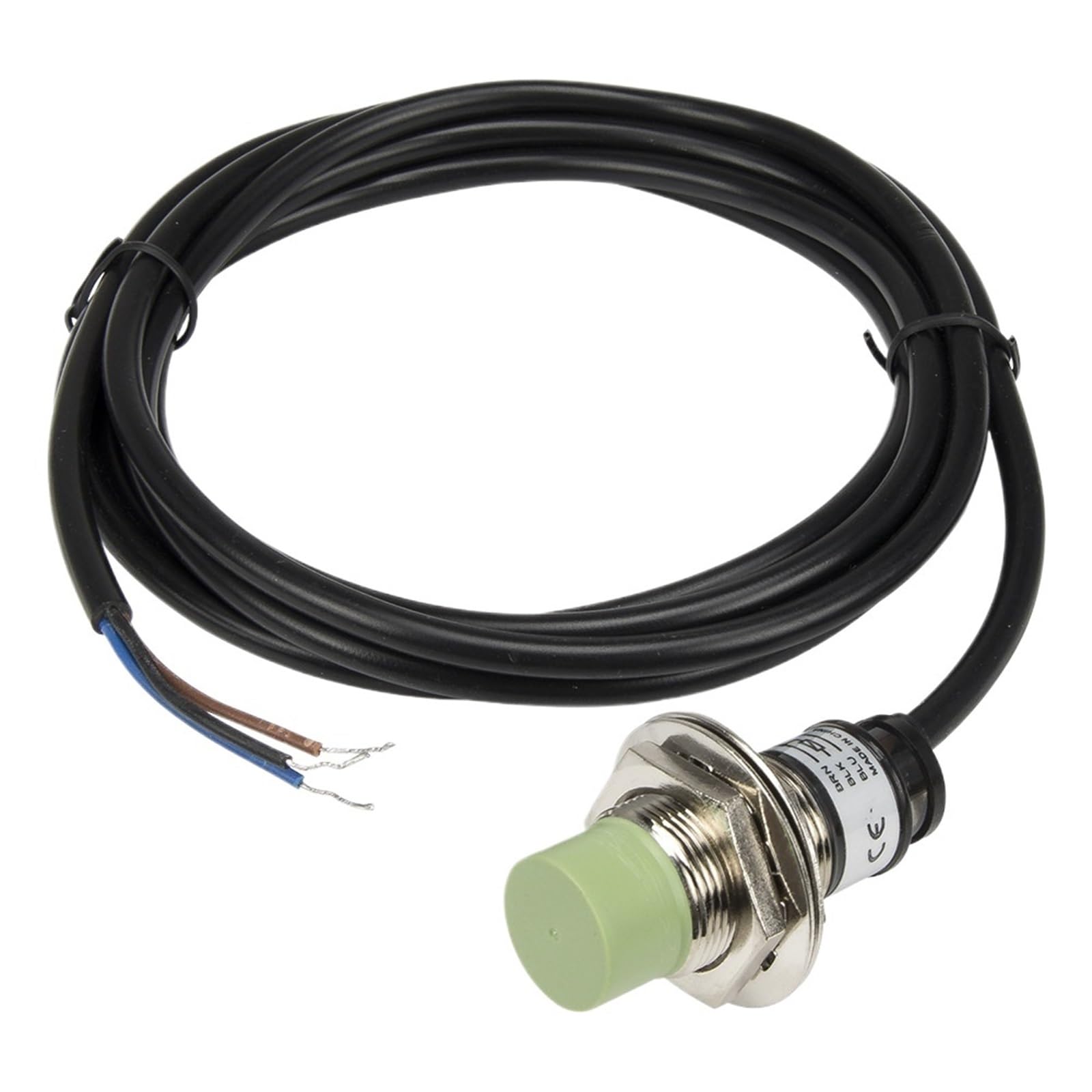 M18 8mm rilevamento DC 6-36V NPN PNP NO NC PR18-8DN PR18-8DN2 PR18-8DP PR18-8DP2 interruttore sensore di prossimità a visualizzazione completa(PR18-8DP2 PNP NC)