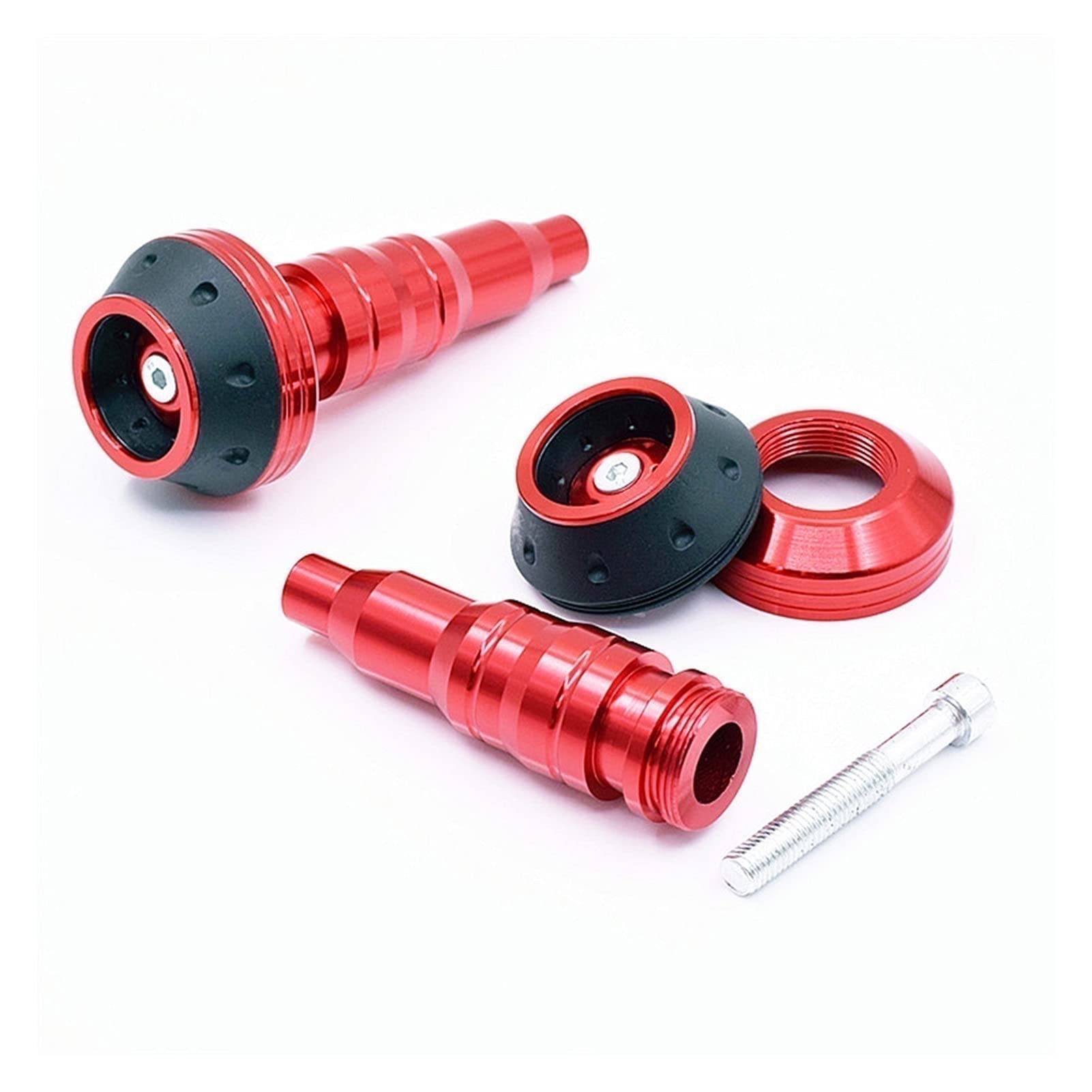 CNC Aleación De Aluminio Motocicleta Marco Slider Protectores Pad Protectores Deslizadores Anti-Caída De Marco (Color : Naranja)