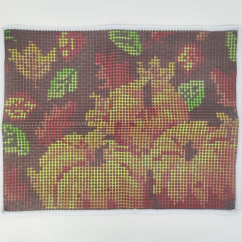 Image of Howie's Latch Hook Kits for Adults, DIY Halloween Latch Hook Kit Rug Crochet Yarn, Color Preprinted Pattern Embroidery Decoration(Halloween Pumpkin, 19.69 x 14.96 inch)