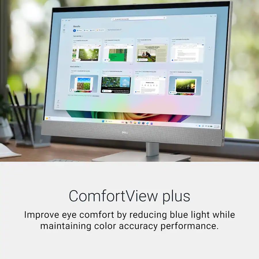 Image of Dell 27 All-in-One Touchscreen Desktop PC, Intel Ultra 7-355 AI Processor | 64GB DDR5 RAM, 4TB SSD, Copilot+ AI PC, 27 inch FHD IPS Touch, Wi-Fi 7, 99% sRGB, Windows 11 Pro, Wireless Keyboard & Mouse
