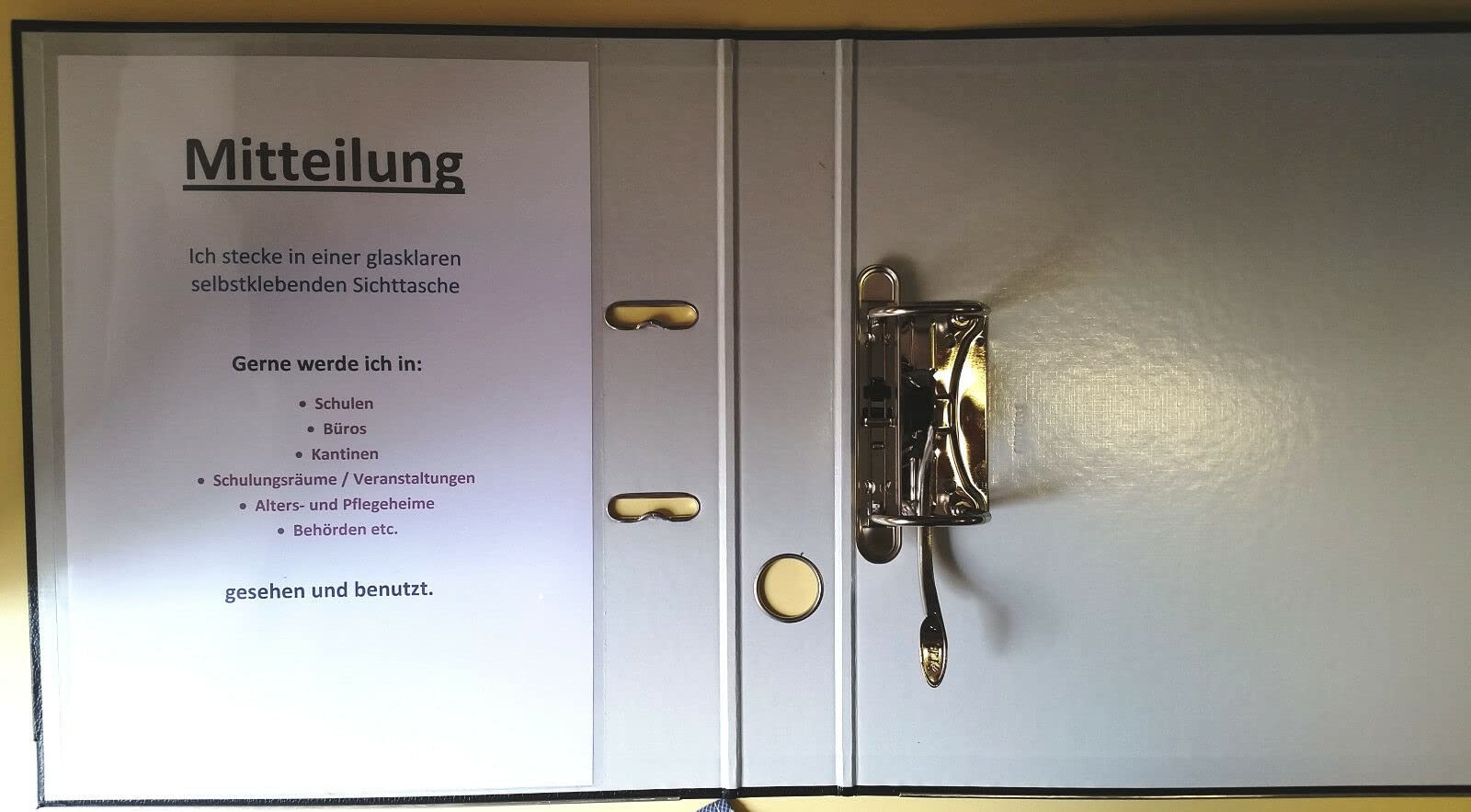 100x A4 Sichttasche selbstklebend glasklar & glatt | 100x Selbstklebetasche A4 aus glasklarer Folie. Klebetasche mit Abziehfolie auf der Rückseite. Ideal für Aushänge & Ordner.