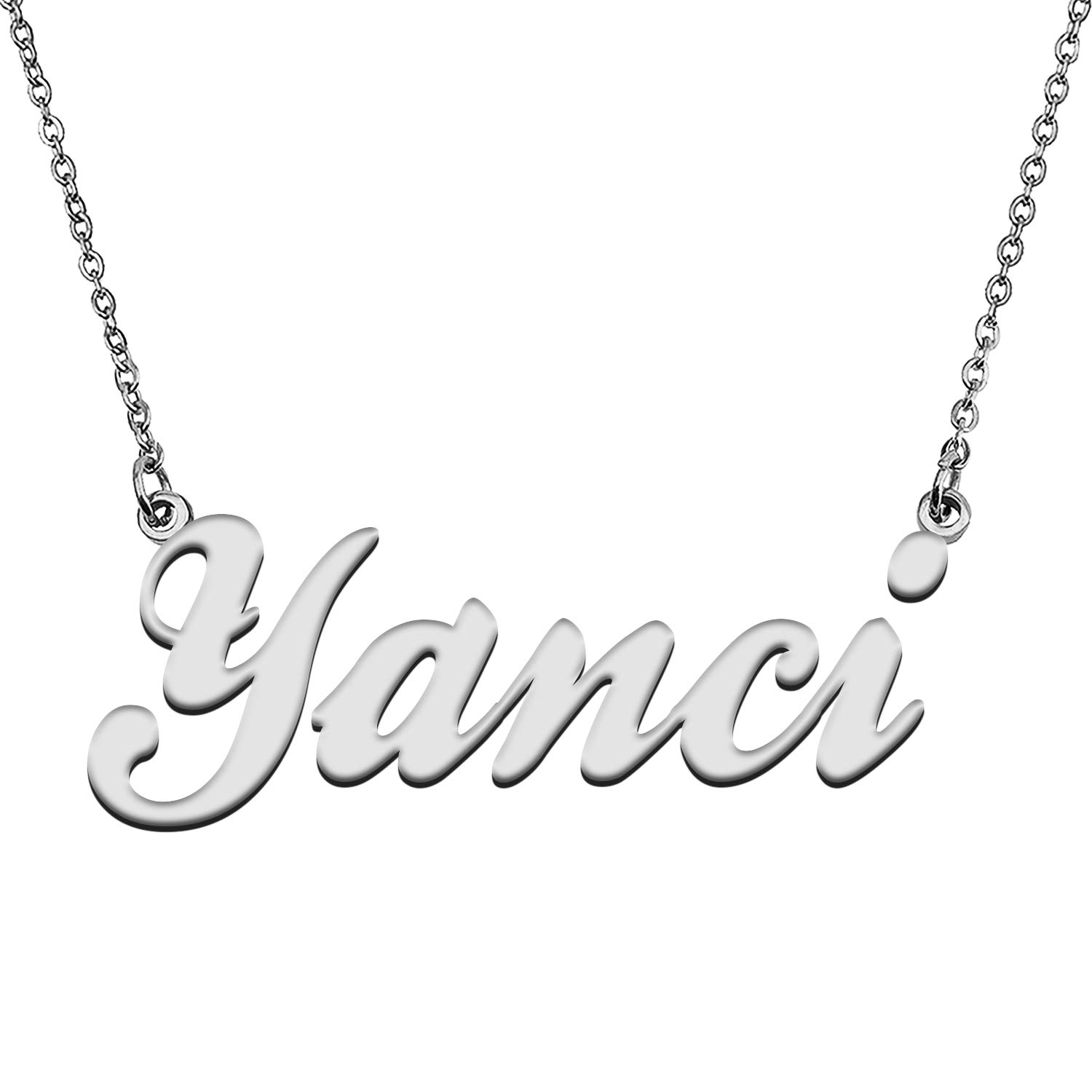 Initial Necklace Personalized Customized Name Necklace for Women