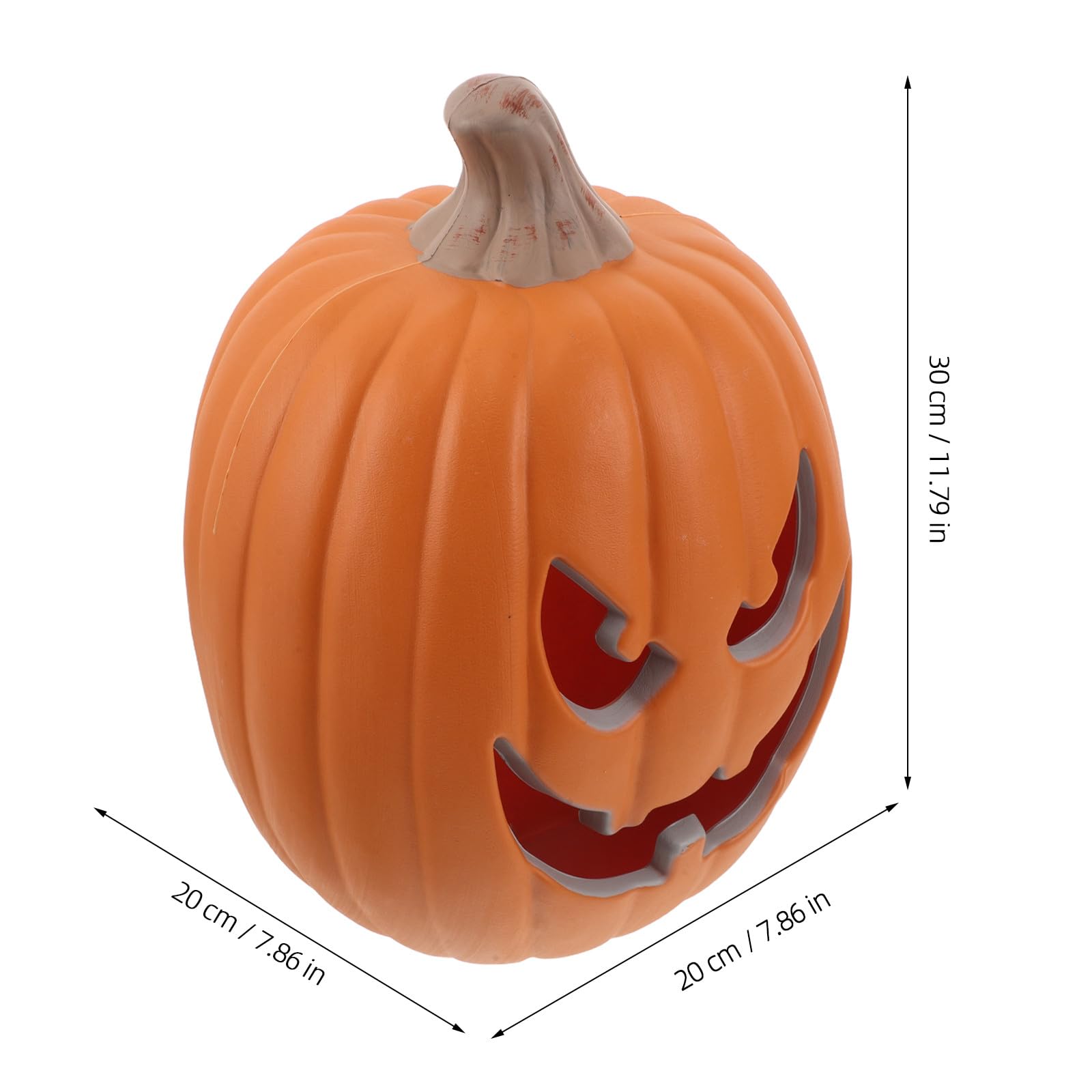 ibasenice Dyniowa latarnia Jack O'Lantern – jesienna dekoracja ogrodowa, 11,5 uncji