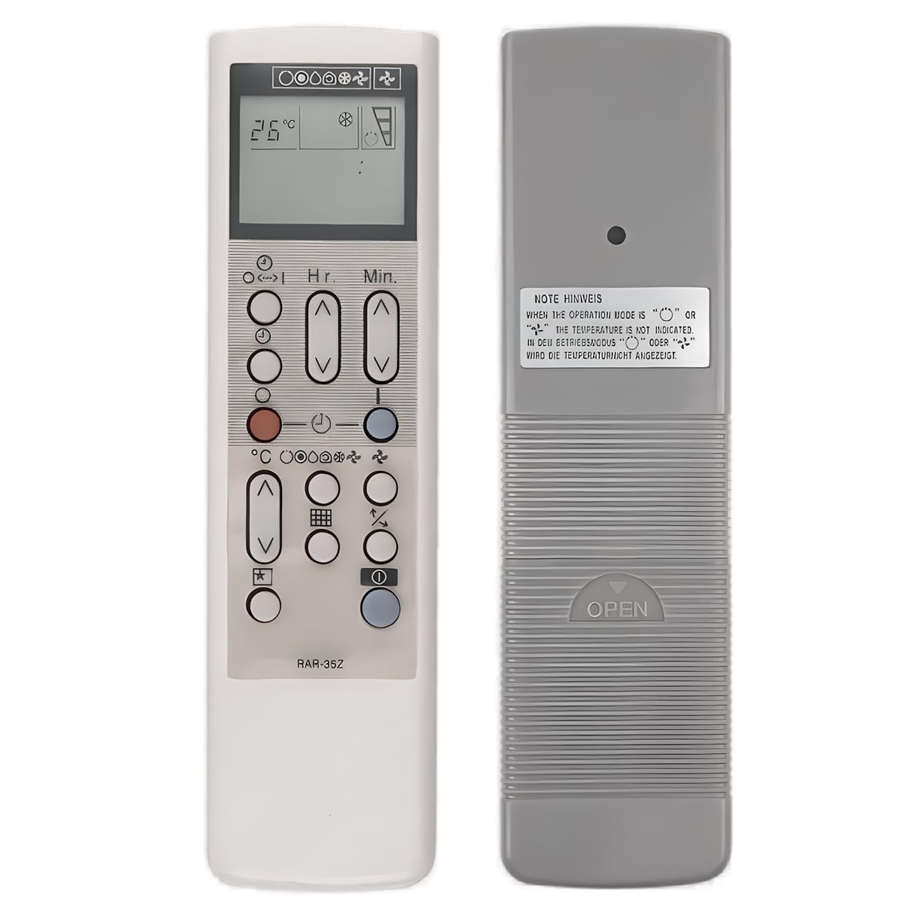 Telecomondo Universale Per Condizionatore Hitachi - Modelli RAR-35Z, RAR-22Z, RAR-24Z, RAR-21Z - 1 Pezzo - 2