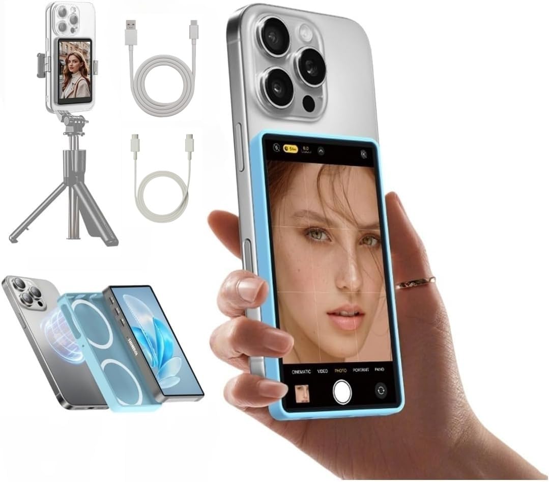 CP5 Lite HD セルフモニター マグネットケース付き Amazon.com: Shimbol CP5 Lite Phone Vlog Selfie Monitor