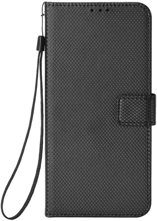 Wallet Case for Oukitel C51 (6.80 inches),Wallet Flip Cover,Leather Folio Protective Cover Black
