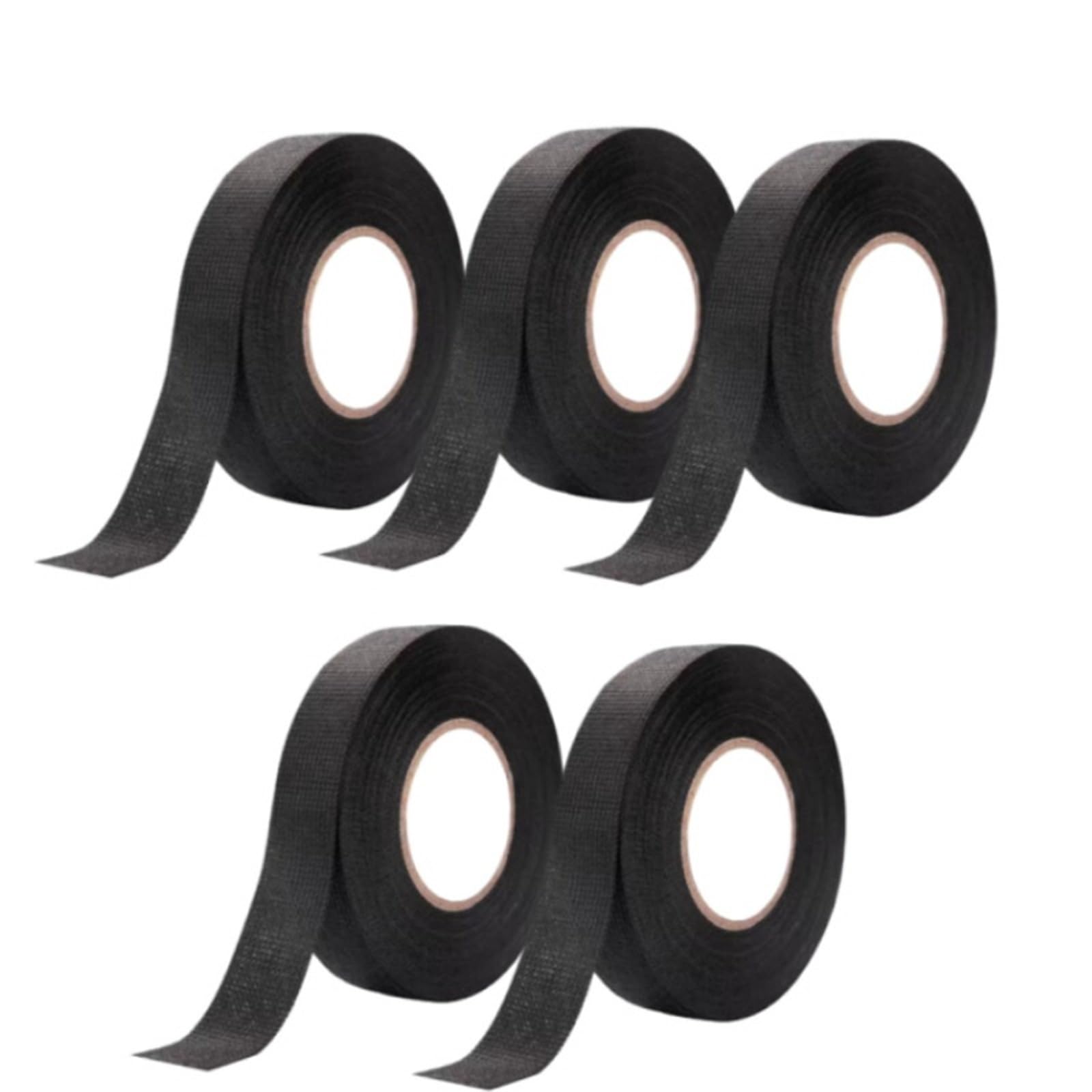 Compatibile con il nastro isolante in tessuto automobilistico | Lunghezza 15 m, larghezza 9-50 mm for l'avvolgimento del cablaggio dell'auto(10PCS,15M_19MM)