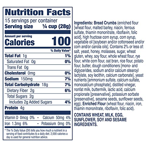 Progresso 498050917834 Bread Crumbs, Plain thumb #7