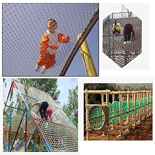 Filet d'escalade extérieur pour enfants en corde tressée robuste de 1x7m