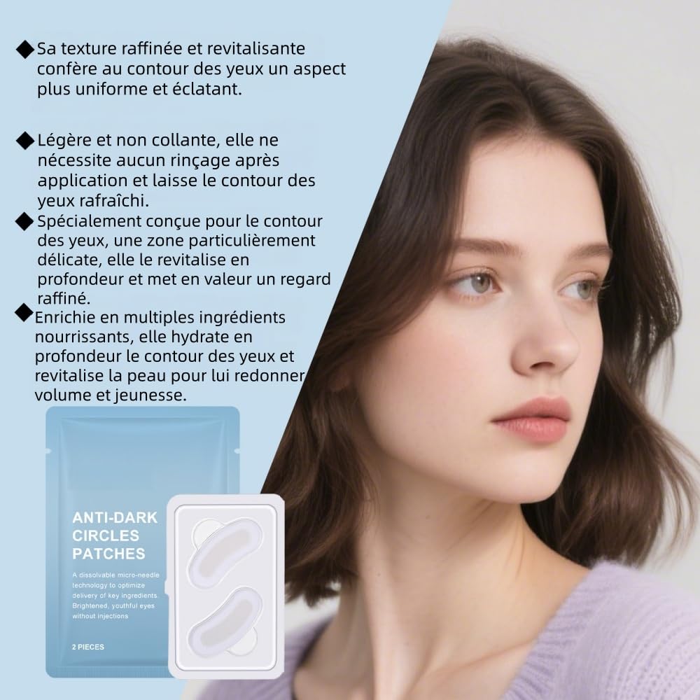 orena Patchs Anti-Cernes Nouvelle Génération,Patchs pour les yeux hydratants, anti - rides, anti - gonflements, hydratation en profondeur, effet lissant.