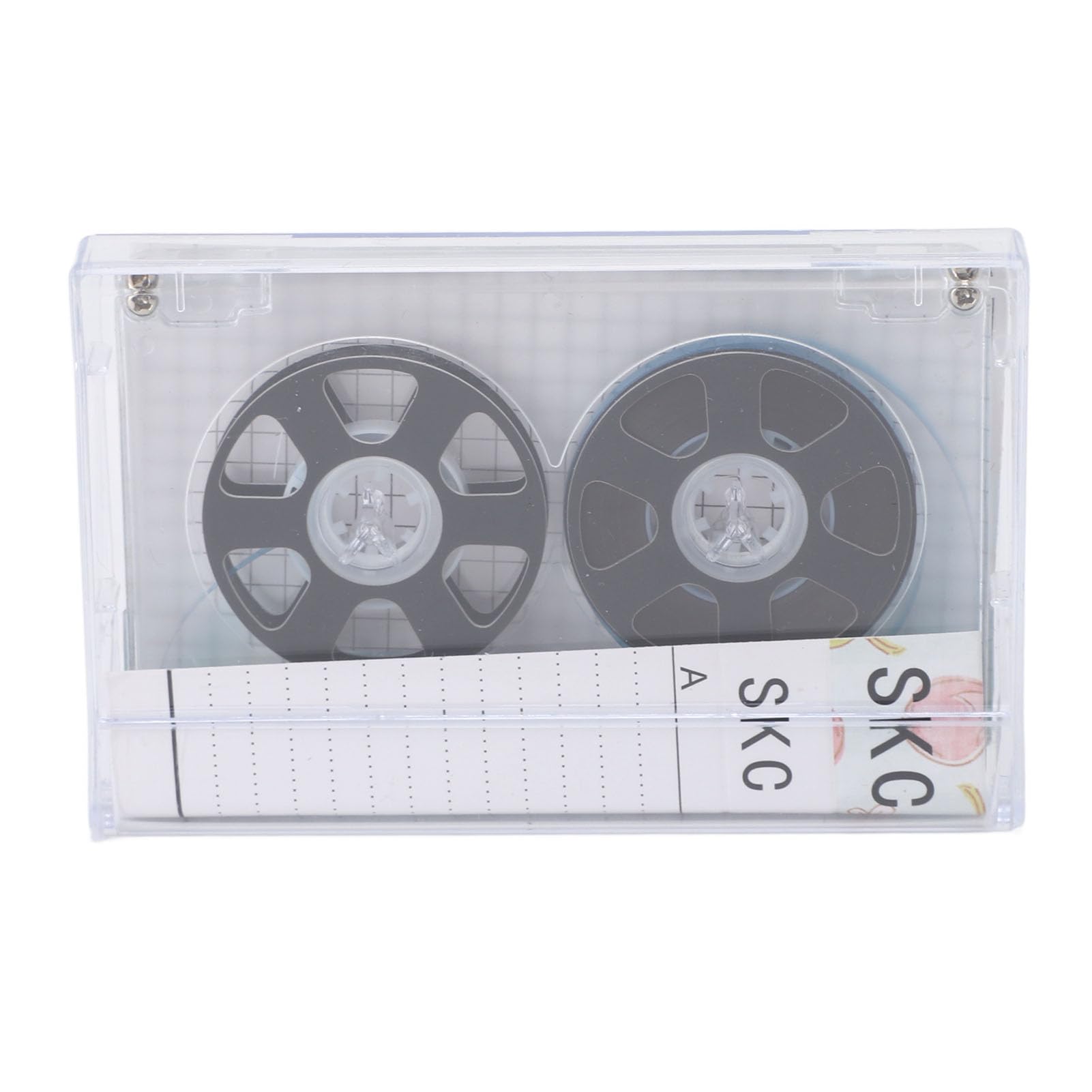 Cintas de Casete en Blanco, Cinta de Casetes de Audio de Carrete a Carrete, Casetes en Blanco de bajo Ruido, Cintas de Audio de Polarización Normal de 46 Minutos (BLACK)