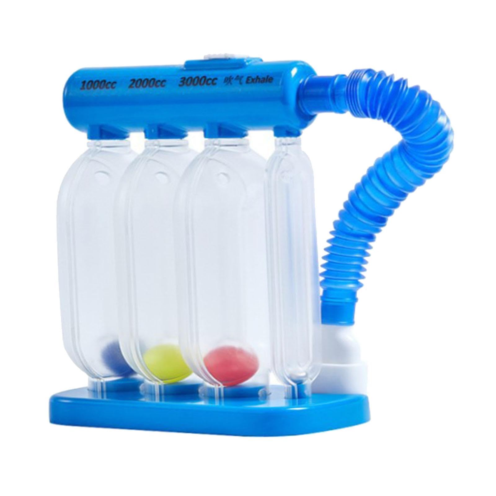 Breathing Exerciser Trainer Spirometer Detachable 3 Ball for Test Children-image-0