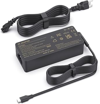 90W USB C Charger Compatible with MacBook Pro Air M2 M1, Lenovo ThinkPad X1 T14 Yoga, HP Spectre x360 Envy, ASUS ZenBook Chromebook, Huawei MateBook - VUOHOEG Type C PD Fast Adapter